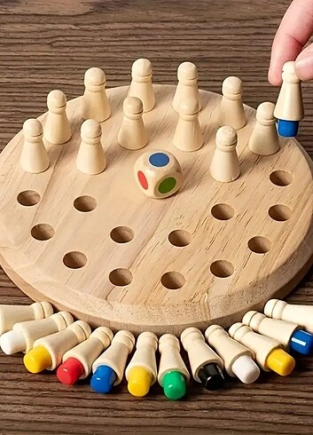  Beden Renk AHŞAP HAFIZA KİBRİT SANTRANCI 