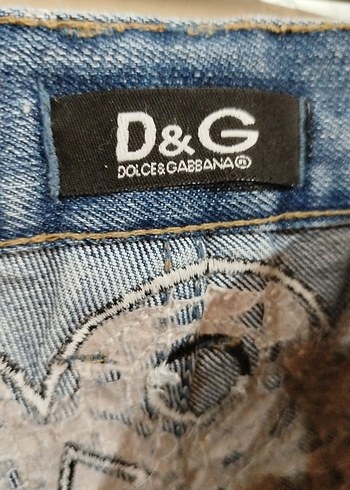 Düğmeli Düz Kesim Mavi Kadın Kot Pantolon - Görsel 3