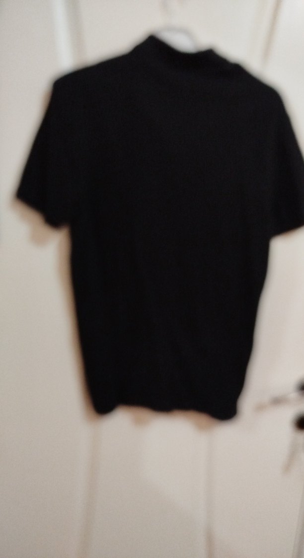 Nakışlı Siyah Erkek Polo Tişört - Görsel 2