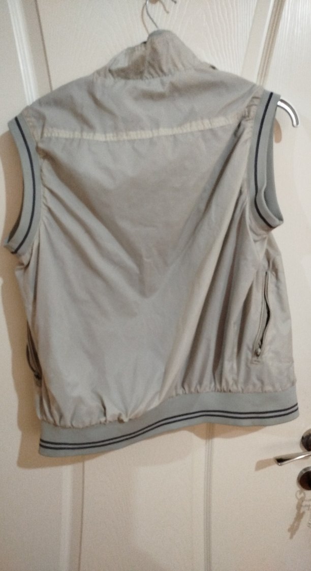 Bej Kemerli Erkek Kolsuz Ceket - Görsel 2