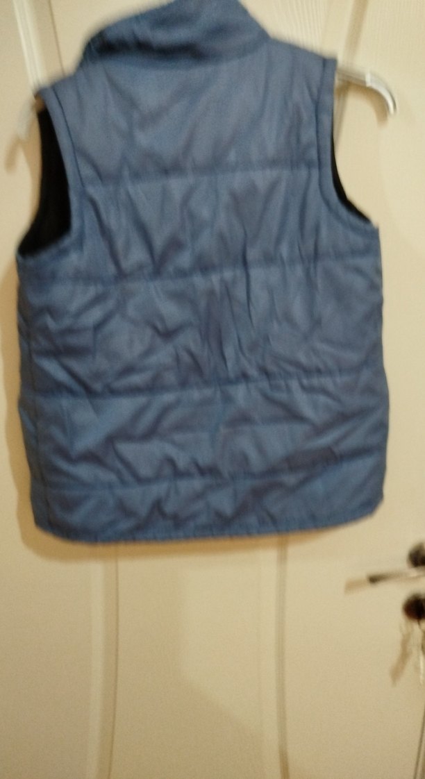 Erkek Çocuk Mavi Fermuarlı Yelek - Görsel 2