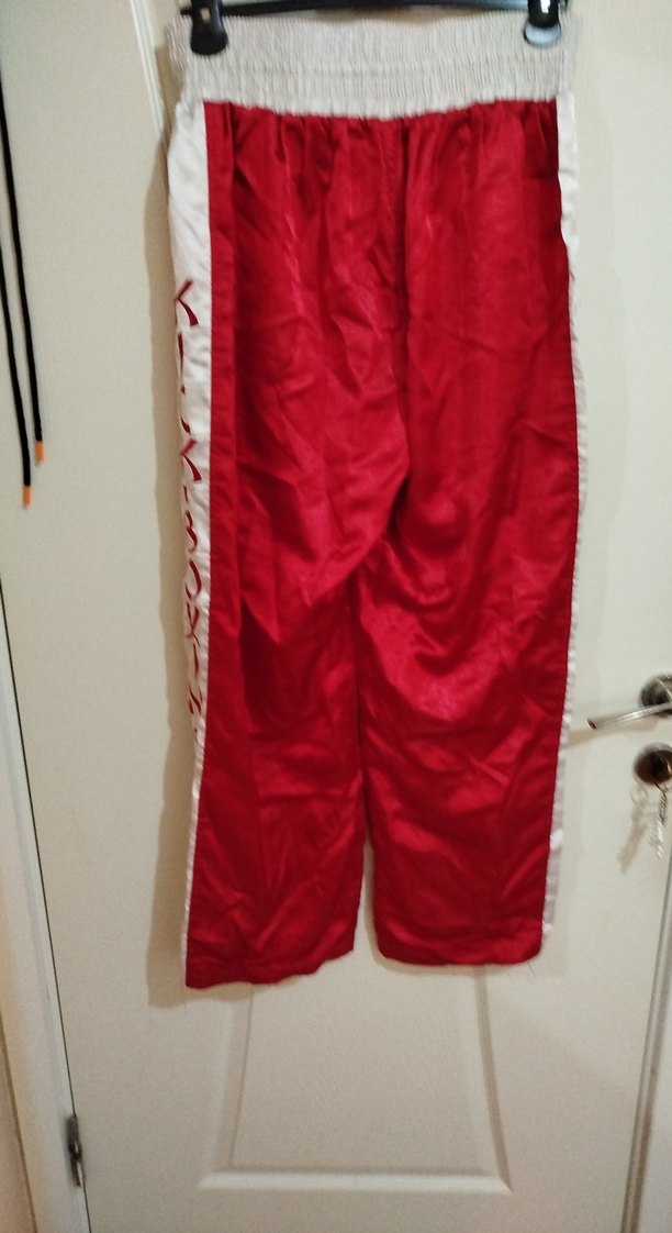 Kırmızı Erkek Çocuk Rahat Kesim Eşofman Altı - Görsel 2