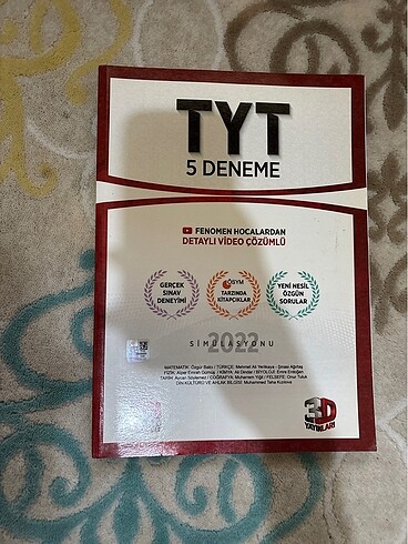 3d tyt deneme