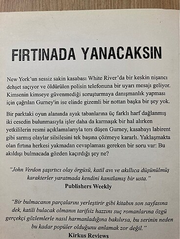 FIRTINADA YANACAKSIN kitap