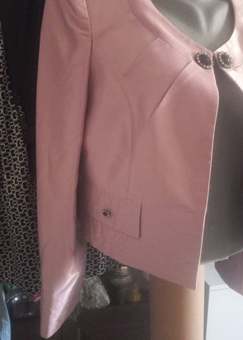 Diğer Düğmeli Kısa Kadın Blazer Ceket