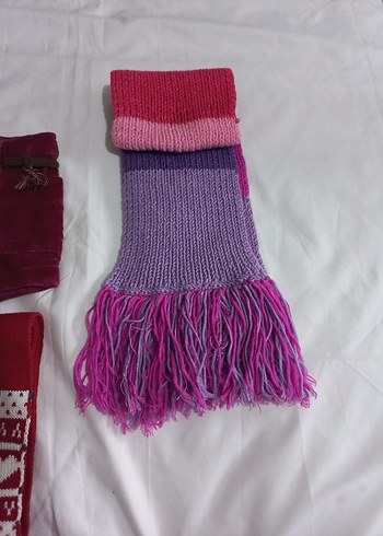 Bordo Kemerli kadife Kız Şortu - Görsel 4