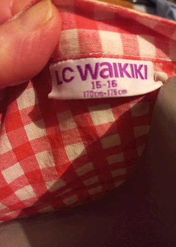 LC WAİKİKI Kırmızı Kareli Pamuklu Uzun Kollu Gömlek - Görsel 6