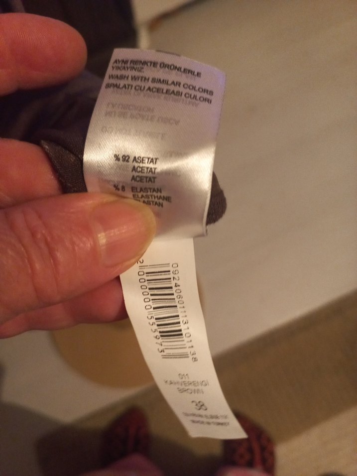 PARK BRAVO Drapeli V Yakalı Kahverengi Uzun Kollu Elbise - Görsel 5