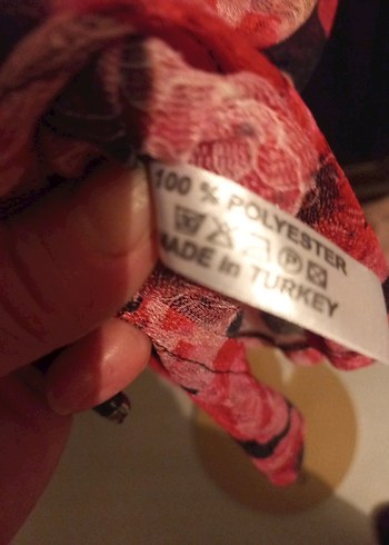 ZET BEACH Pembe V Yaka Bohem Midi plaj elbisesi - Görsel 5