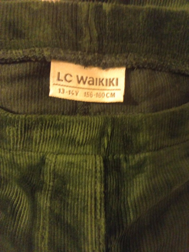 LC WAIKİKİ çocuk kadife tayt - Görsel 4