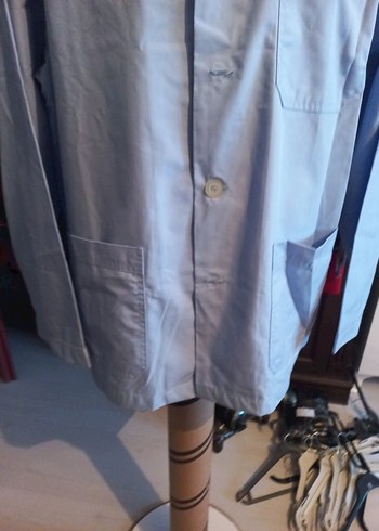 Erkek Mavi Uzun Kollu Düğmeli Pijama Üstü - Görsel 3