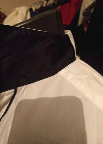 Erkek Beyaz Pamuklu Uzun Kollu Gömlek - Görsel 6