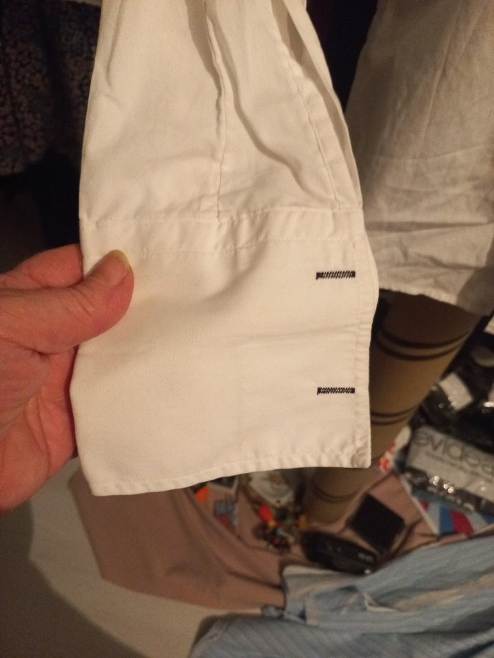 Erkek Beyaz Pamuklu Uzun Kollu Gömlek - Görsel 2