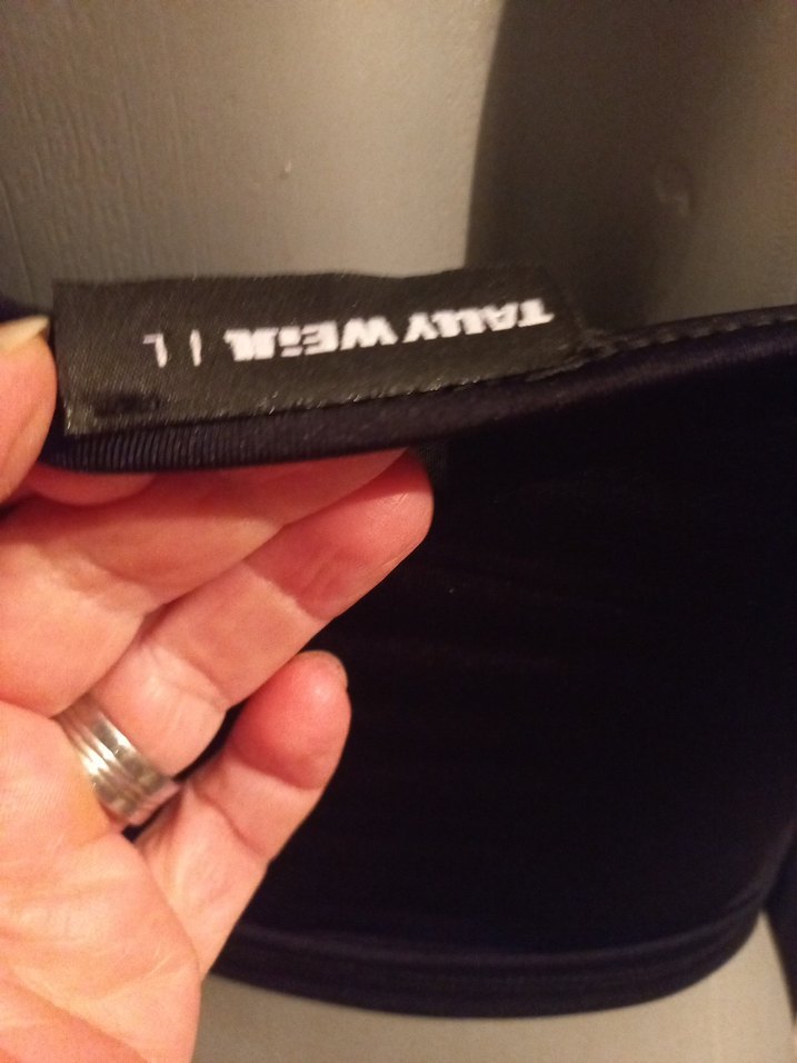 TALLY VEIJl Siyah Drapeli Gotik Mini Büstiyer - Görsel 3