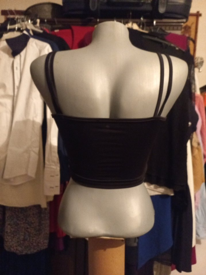 TALLY VEIJl Siyah Drapeli Gotik Mini Büstiyer - Görsel 2