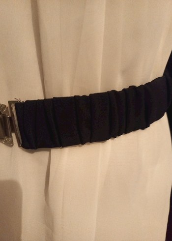 VİNTAG Kadın Siyah Elastik Kemer - Görsel 4