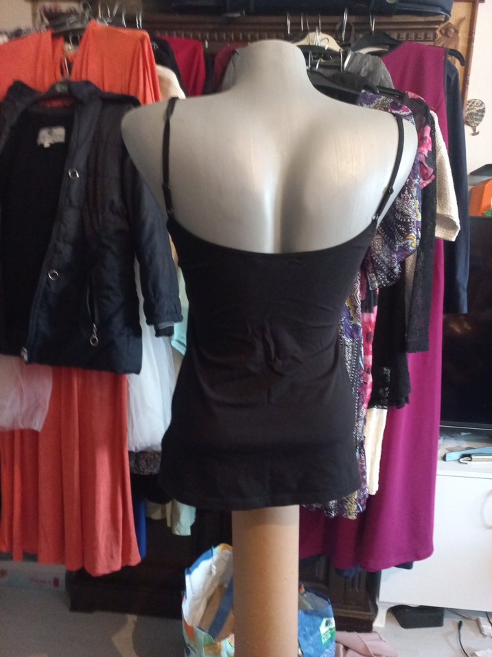 PENTİ Siyah İnce Askılı Kadın Atlet - Görsel 2