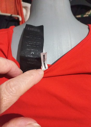 ORJİNAL JERF Kırmızı Mini Yüksek Yakalı Kadın Atlet - Görsel 6