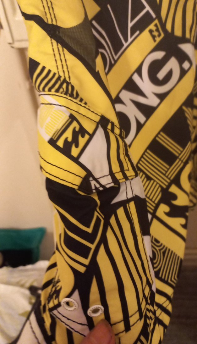 Sarı Baskılı Bol Kesim Erkek Mayo - Görsel 3