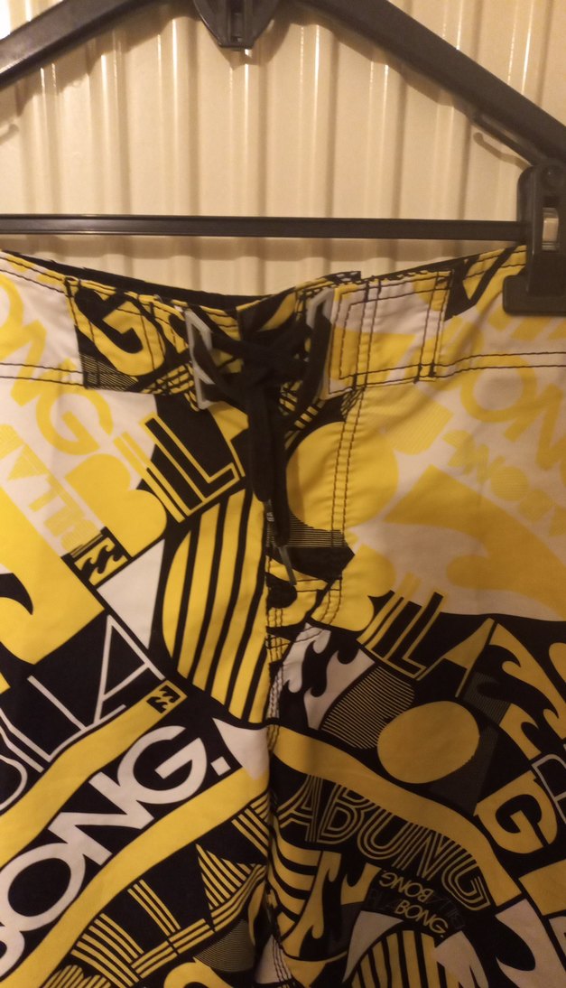 Sarı Baskılı Bol Kesim Erkek Mayo - Görsel 2