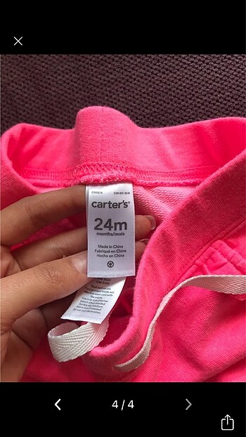 24-36 Ay Beden Carter?s kız şort