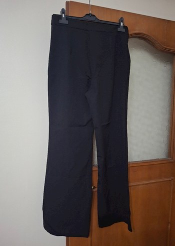 xl Beden Siyah Midi Kadın Kumaş Pantolon