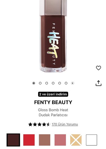 Fenty Beauty heat gloss - Görsel 7