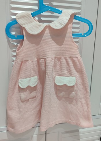 Pembe Kız Çocuk Elbise Fırfırlı