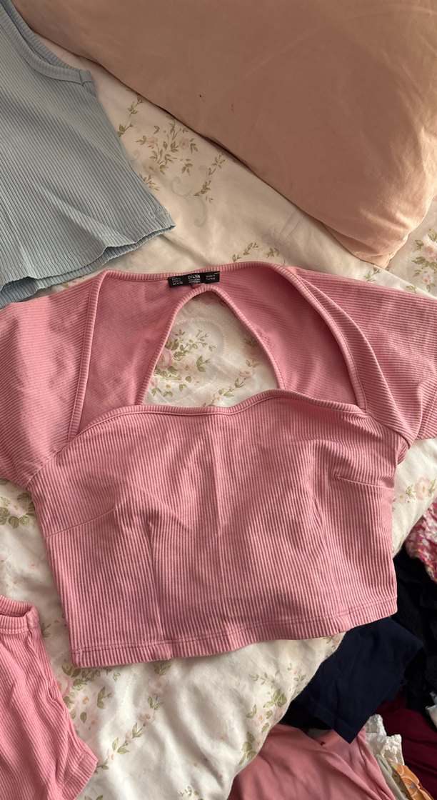 Pembe ve Pastel Renk Mini Kadın Atletler - Görsel 5