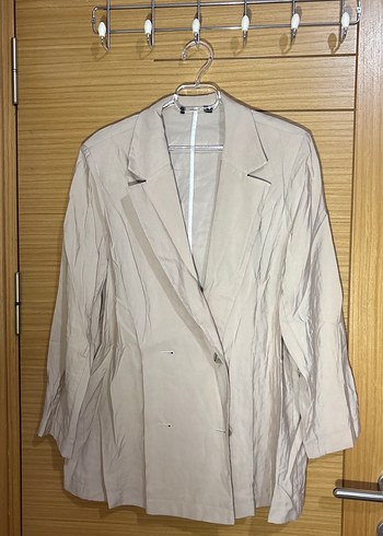 Zara Bej Oversize Blazer Ceket