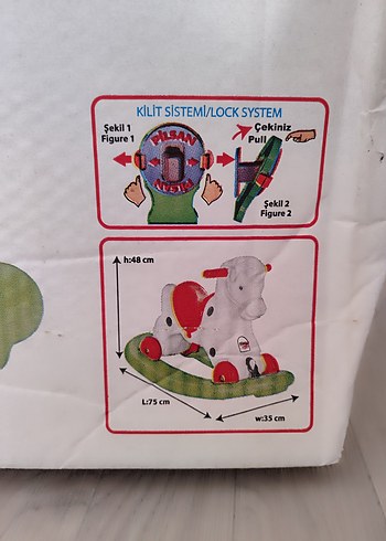 Pilsan marka sallanan ve tekerlekli at. - Görsel 8