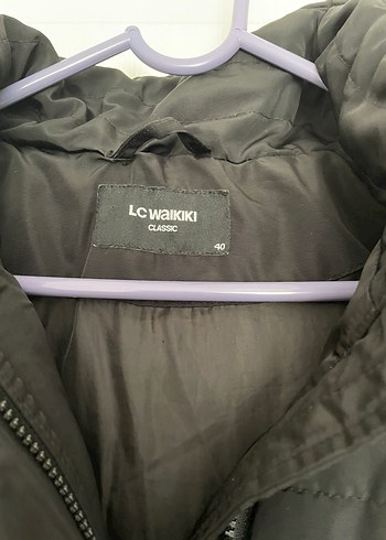 Siyah, Kürklü, Midi Boy Kadın Mont - Görsel 3