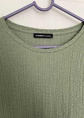 Yeşil Kısa Kollu Salaş Tişört - Görsel 3