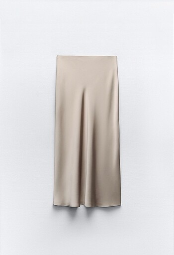 Zara saten midi etek - Görsel 6