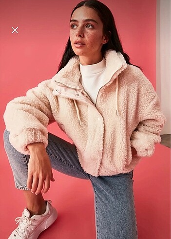 Trendyolmilla peluş ceket mont - Görsel 2