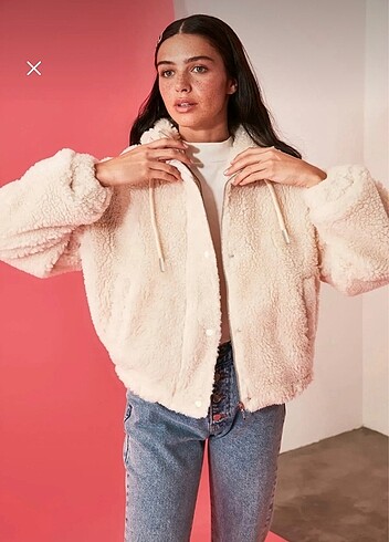 Trendyolmilla peluş ceket mont - Görsel 4