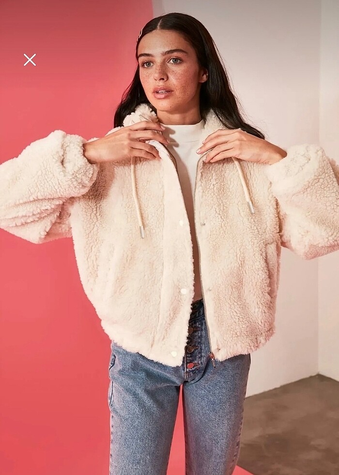 Trendyolmilla peluş ceket mont - Görsel 4