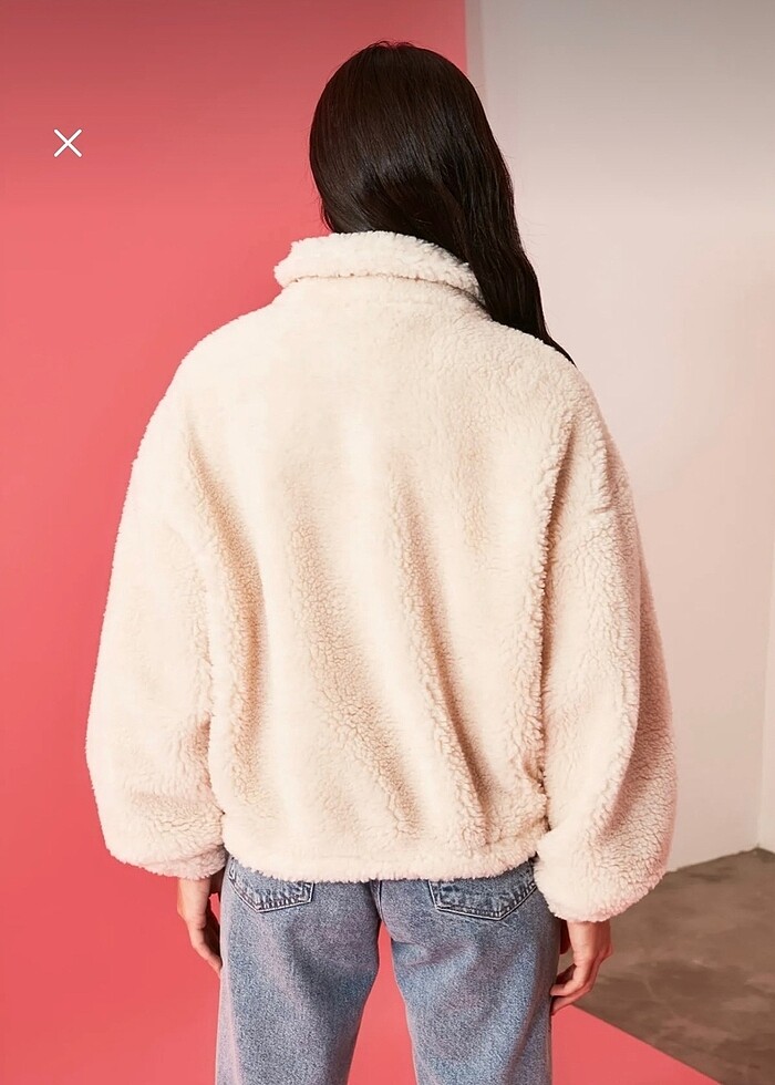 Trendyolmilla peluş ceket mont - Görsel 5