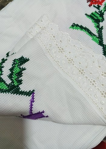 el işlemesi etemin kumaş dantel örgüsü - Görsel 2