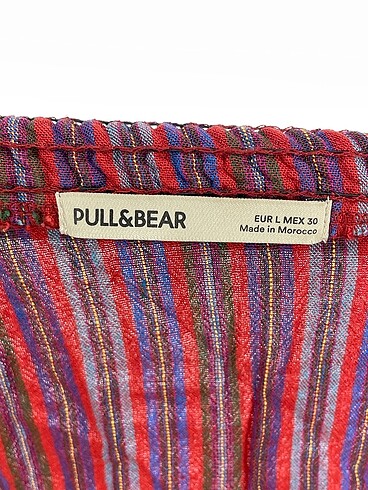 l Beden çeşitli Renk Pull and Bear Uzun Elbise %70 İndirimli.