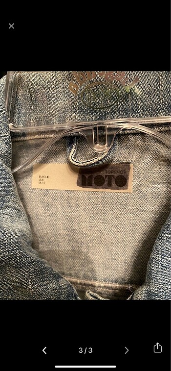 40 Beden Top Shop kot ceket