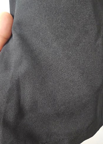 Beyaz Siyah Drapeli Mini Elbise - Görsel 7