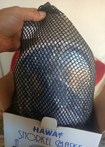 Mavi Baskılı Hawa Şnorkel Maskesi sıfır - Görsel 3