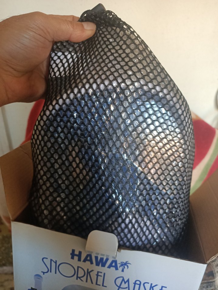 Mavi Baskılı Hawa Şnorkel Maskesi sıfır - Görsel 3
