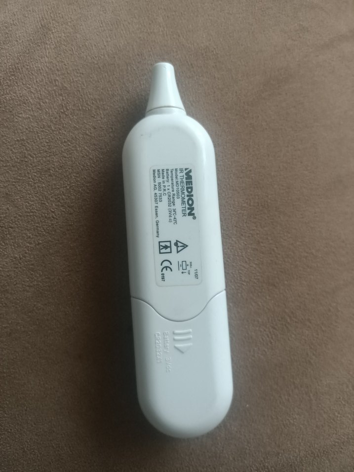 Medion Dijital Kulak Termometresi ateş ölcer - Görsel 4