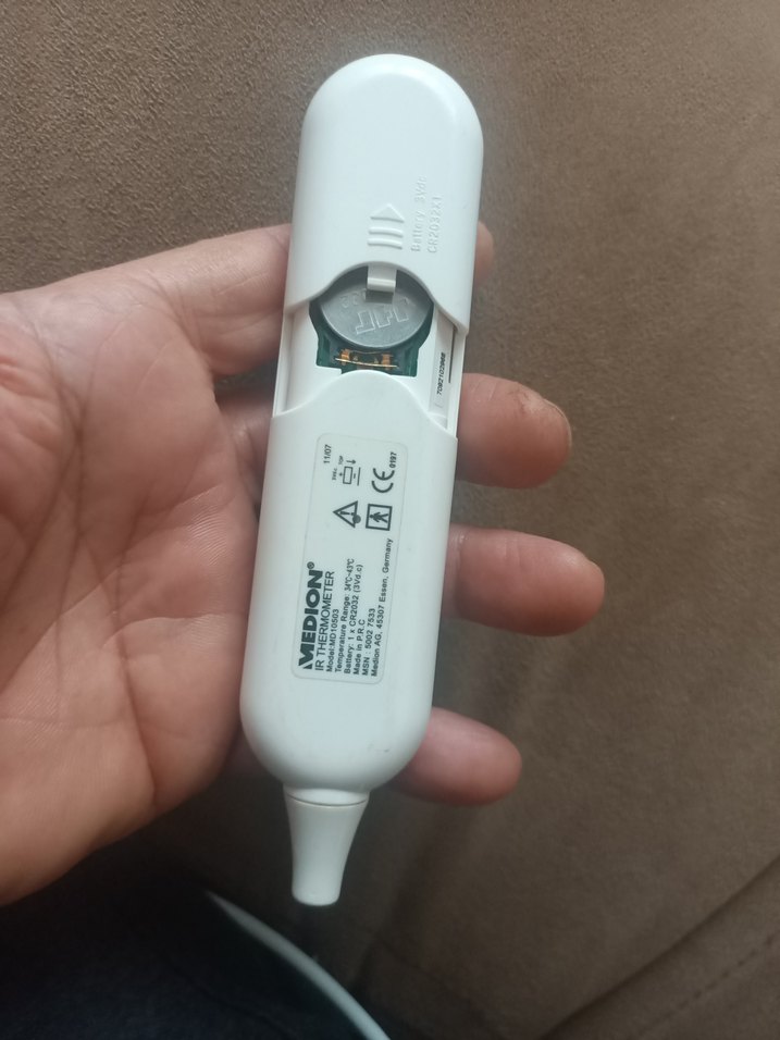 Medion Dijital Kulak Termometresi ateş ölcer - Görsel 2