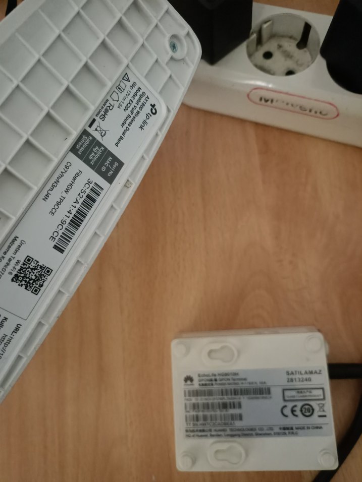 tp link EX20v fiber wi-fi 6 5ghz Router modem . ve GPON - Görsel 5