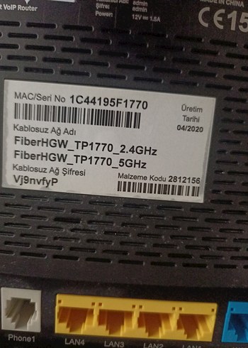Türk Telekom tp link AC1200 archer C5v Fiber modem 5ghz - Görsel 3