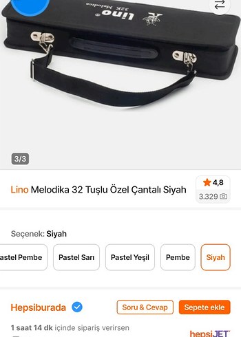 Lino 32 Tuşlu Melodika Beyaz - Görsel 3