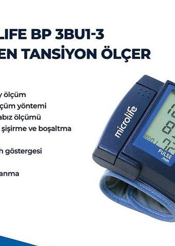 Microlife Mavi Akıllı Tansiyon Ölçer Bileklik